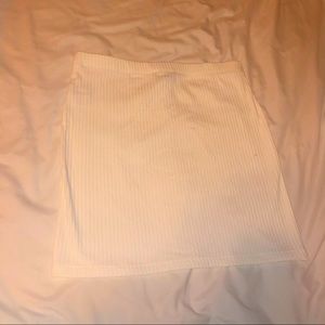 White skirt